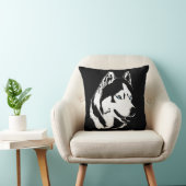 ハスキーまくら シベリアンハスキー マラミュート ギフト クッション (椅子)