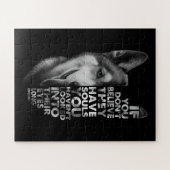 ハスキーもしお前は信じ魂犬を持っていない ジグソーパズル (横)