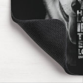 ハスキーもしお前は信じ魂犬を持っていない マウスパッド (コーナー)