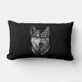ハスキーもしお前は信じ魂犬を持っていない ランバークッション (正面)