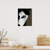 ハスキーをヒッチ ポスター (キッチン)