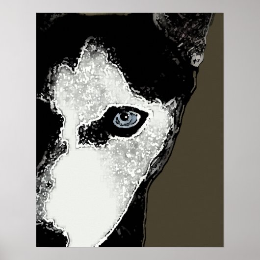 ハスキーをヒッチ ポスター (正面)