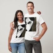 ハスキーを繋いで下さい Tシャツ (ユニセックス)