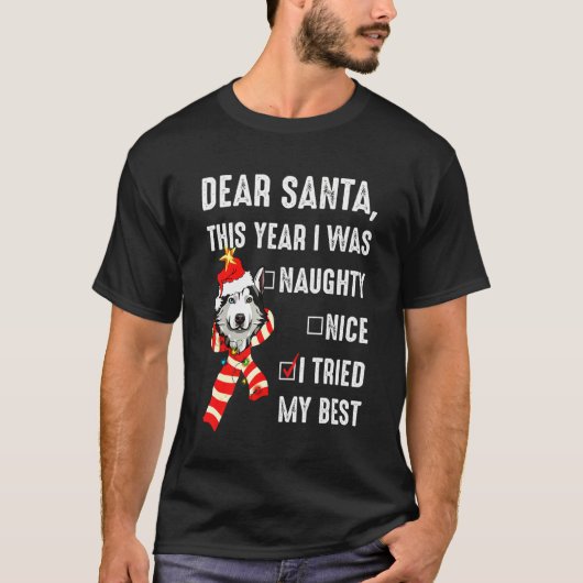 ハスキーを試した最高の Tシャツ (正面)