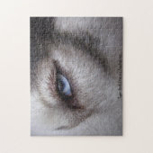 ハスキーアイズパズルパーソナライズされたスリングドッグパズル ジグソーパズル (縦)