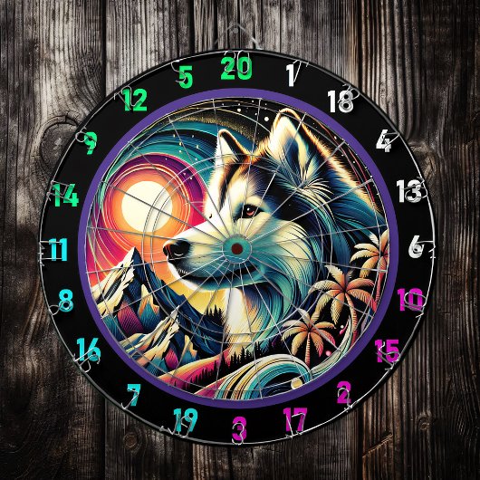 ハスキーアドベンチャーリッジウォールディスプレイ ダーツボード