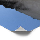 ハスキーアートプリントスリング犬アートのポスターハスキーギフト ポスター (角)