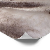 ハスキーアートプリントスリング犬アートのポスターハスキーギフト ポスター (角)