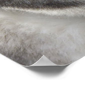 ハスキーアートプリントスリング犬アートのポスターハスキーギフト ポスター (角)