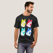 ハスキーアートポパート Tシャツ (正面フル)