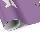 ハスキーアートラッピング紙 ラッピングペーパー (ロールコーナー)