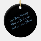 ハスキーオーナメントパーソナライズされたウルフ犬の装飾 セラミックオーナメント (裏面)