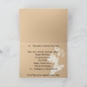 ハスキーカードアラスカンマラミュートカパーソナライズされたード シーズンカード (内部)