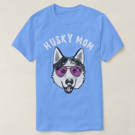 ハスキークールママ Tシャツ (デザイン正面)