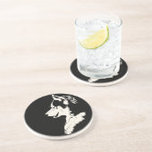 ハスキーコースターカスタムのハスキーパピードッグコースター コースター (側面)