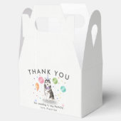 ハスキーシビールパウィティ子犬誕生日ありがとう フェイバーボックス (オープン)
