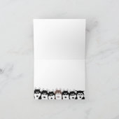 ハスキースグリーティングカード カード (内部)