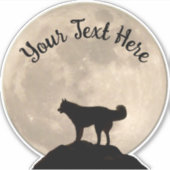 ハスキーデカールシベリアハスキーマラムートステッカー シール (正面)