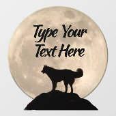 ハスキーデカールハスキーマラムートウルフドウグウインドウグニクニクジイ ウィンドウサイン (シート)