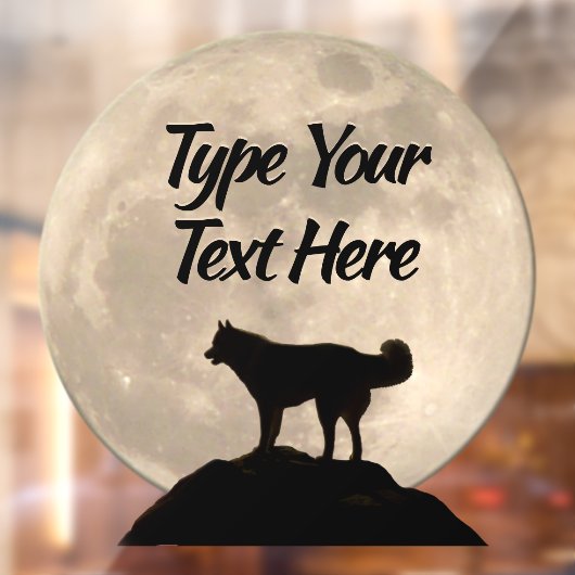 ハスキーデカールハスキーマラムートウルフドウグウインドウグニクニクジイ ウィンドウサイン (シート2)