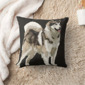 ハスキーデジタルスケッチオンクッション クッション (ブランケット)