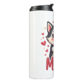 ハスキードッグママかわいいかわいいデザイン タンブラー (回転左)