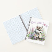 ハスキードッグママフローラ ノートブック (内部)