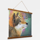 ハスキードッグルールー 吊り下げ型タペストリー (傾斜あり)