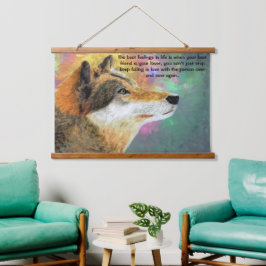 ハスキードッグルールー 吊り下げ型タペストリー