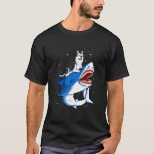 ハスキードッグ宇宙銀河系 Tシャツ