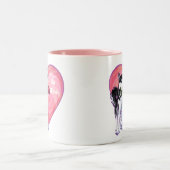 ハスキーバレンタインデー ツートーンマグカップ (中央)