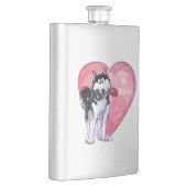 ハスキーバレンタインデー フラスク (右)