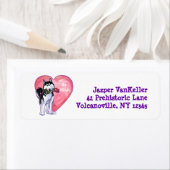 ハスキーバレンタインデー ラベル (インサイチュ)