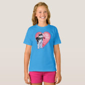 ハスキーバレンタインデー Tシャツ (正面フル)