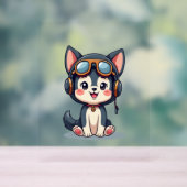 ハスキーパイロットドッグラバーマリュート アクリルサイン (ニュートラル)