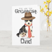 ハスキーパパ カード (黄色い花)