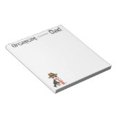 ハスキーパパ ノートパッド (アングル)