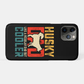 ハスキーパパ、定期的なパパが涼しさに上昇おもしろい Case-Mate iPhoneケース (裏面(横))