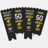 ハスキーパパ、犬のパパ誕生日お気に入りボックス フェイバーボックス (見開き)