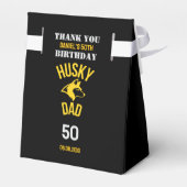 ハスキーパパ、犬のパパ誕生日お気に入りボックス フェイバーボックス (裏面サイド)