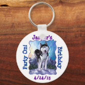 ハスキーパーティーセンター キーホルダー (正面)