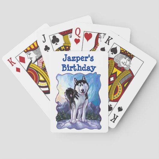 ハスキーパーティーセンター トランプ (裏面)