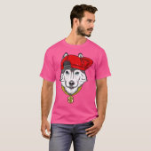 ハスキーヒップホップラブ Tシャツ (正面フル)
