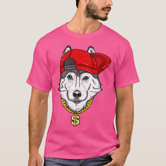 ハスキーヒップホップラブ Tシャツ (正面)