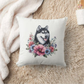 ハスキーフローラ装飾用クッション クッション (ブランケット)