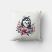 ハスキーフローラ装飾用クッション クッション (正面)