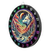 ハスキーマウンテンオーラウォールデコール ダーツボード (正面右)