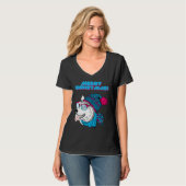ハスキーメリークリスマススタイル2 Tシャツ (正面フル)