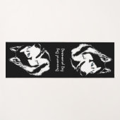 ハスキーヨガマットマレー/ハスキー犬マット ヨガマット (正面(横))