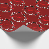 ハスキーラッピング紙クリスマスハスキーギフト紙 ラッピングペーパー (角)